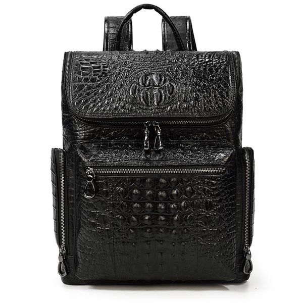 backpack luufan genuine leather fashion style alligator pattern travel bag of men male bakcpacks daypack
backpack luufan genuine leather fashion style alligator pattern travel bag of men male bakcpacks daypack
