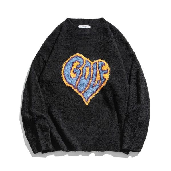 men's sweaters spring couple clothes vintage knitted retro sweater harajuku men clothing pull homme 2021 pullover sweter, White;black
men's sweaters spring couple clothes vintage knitted retro sweater harajuku men clothing pull homme 2021 pullover sweter, White;black