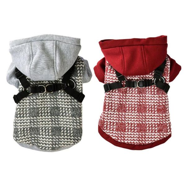 dog apparel pet jacket with harness plaid print warm autumn winter cotton hoodie 2-legged coat for small mediun dogs cats
dog apparel pet jacket with harness plaid print warm autumn winter cotton hoodie 2-legged coat for small mediun dogs cats