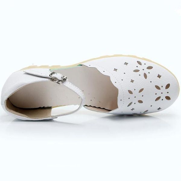 sandals hollow breathable summer women white shoes casual non-slip genuine leather woman wedges lh0m, Black
sandals hollow breathable summer women white shoes casual non-slip genuine leather woman wedges lh0m, Black