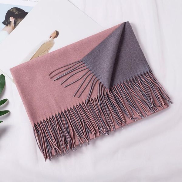 scarves soft scarf pashmina with tassels travel wrap fashion reversible women shawl winter solid warm thick artificial wool windproof, Blue;gray
scarves soft scarf pashmina with tassels travel wrap fashion reversible women shawl winter solid warm thick artificial wool windproof, Blue;gray
