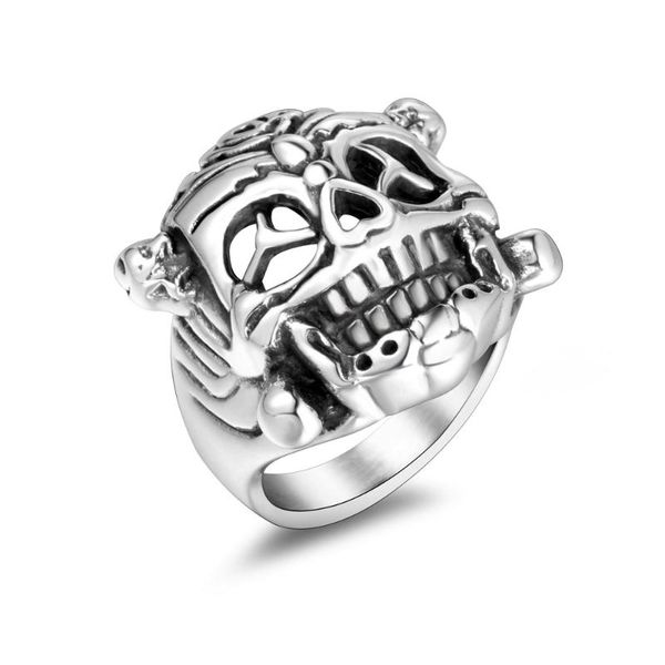 wedding rings fashion stainless steel hollowed-out skulls ring couples men and women trendy simple punk jewelry gift s0234, Slivery;golden
wedding rings fashion stainless steel hollowed-out skulls ring couples men and women trendy simple punk jewelry gift s0234, Slivery;golden