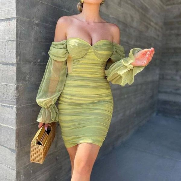 casual dresses puff long sleeve elegant bandage dress women 2021 off shoulder bodycon celebrity mesh patchwork party, Black;gray
casual dresses puff long sleeve elegant bandage dress women 2021 off shoulder bodycon celebrity mesh patchwork party, Black;gray