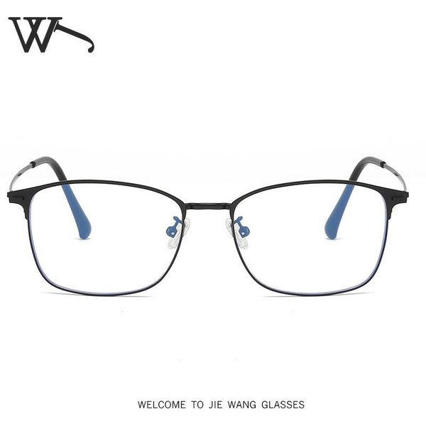 fashion sunglasses frames retro literary metal square frame plain glass clear transparent optical glasses eyewear eyeglasses female male, Black
fashion sunglasses frames retro literary metal square frame plain glass clear transparent optical glasses eyewear eyeglasses female male, Black