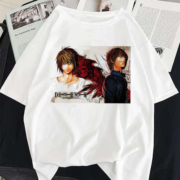 plus size t-shirt women summer death note print lady casual t shirt harajuku streetwear short sleeve o-neck tees tshirt women's, White
plus size t-shirt women summer death note print lady casual t shirt harajuku streetwear short sleeve o-neck tees tshirt women's, White