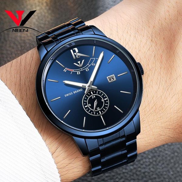 wristwatches nibosi relogio masculino relojes watch mens watches sport quartz waterproof wristwatch 2318, Slivery;brown
wristwatches nibosi relogio masculino relojes watch mens watches sport quartz waterproof wristwatch 2318, Slivery;brown