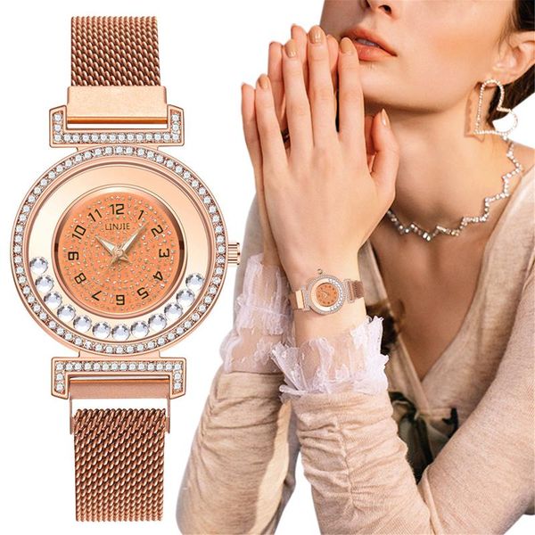 wristwatches luxury gold watch women bracelet watches brand ladies casual quartz steel women's wristwatch montre femme relogio, Slivery;brown
wristwatches luxury gold watch women bracelet watches brand ladies casual quartz steel women's wristwatch montre femme relogio, Slivery;brown