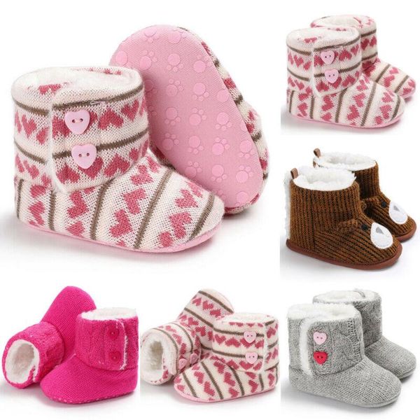 first walkers born baby toddler boy girl snow boots winter warm yarn fur crib shoes prewalker infant pink gray red
first walkers born baby toddler boy girl snow boots winter warm yarn fur crib shoes prewalker infant pink gray red