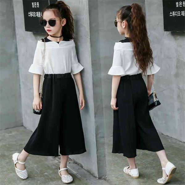 summer kids girls clothing sets t-shirt + wide leg pants suits children baby girl clothes outfits 5 6 7 8 9 10 12 years 210326, White
summer kids girls clothing sets t-shirt + wide leg pants suits children baby girl clothes outfits 5 6 7 8 9 10 12 years 210326, White