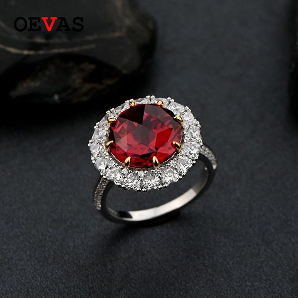 cluster rings oevas 100% 925 sterling silver sparkling red high carbon diamond wedding ring for women party fine jewely anniversary wholesal, Golden;silver
cluster rings oevas 100% 925 sterling silver sparkling red high carbon diamond wedding ring for women party fine jewely anniversary wholesal, Golden;silver