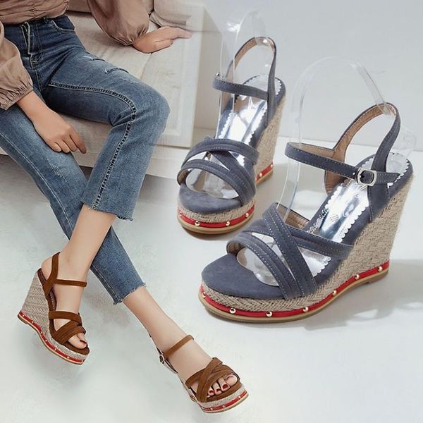 sandals wedge for women summer shoes fashion knitted high heels gladiator casual black party shoe woman large size 48 50
sandals wedge for women summer shoes fashion knitted high heels gladiator casual black party shoe woman large size 48 50