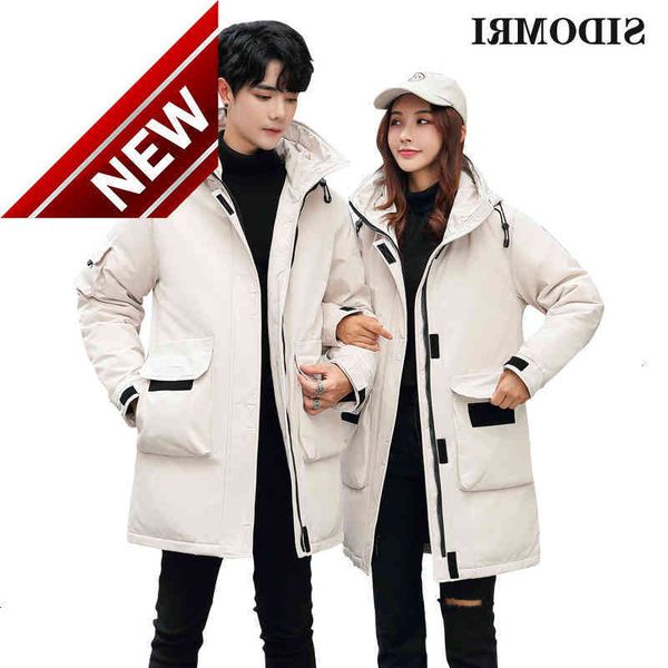 men's jacket new medium down and long style hooded handsome man/woen overalls winter coat popular couple, Black
men's jacket new medium down and long style hooded handsome man/woen overalls winter coat popular couple, Black