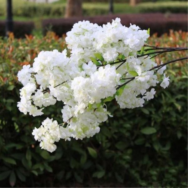 four branches each bouquet simulation cherry blossom 1 m(39") long wedding arch decorative flower home living decor 10pcs/lo flowers &
four branches each bouquet simulation cherry blossom 1 m(39") long wedding arch decorative flower home living decor 10pcs/lo flowers &