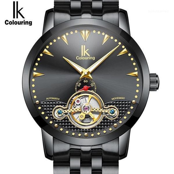 wristwatches 2021 ik fashion men gold watches automatic mechanical watch male skeleton wrist stainless steel sports design, Slivery;brown
wristwatches 2021 ik fashion men gold watches automatic mechanical watch male skeleton wrist stainless steel sports design, Slivery;brown