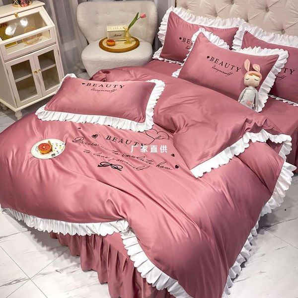 ice silk four piece set of summer sky naked bed sheet quilt cover skirt three european ding
ice silk four piece set of summer sky naked bed sheet quilt cover skirt three european ding