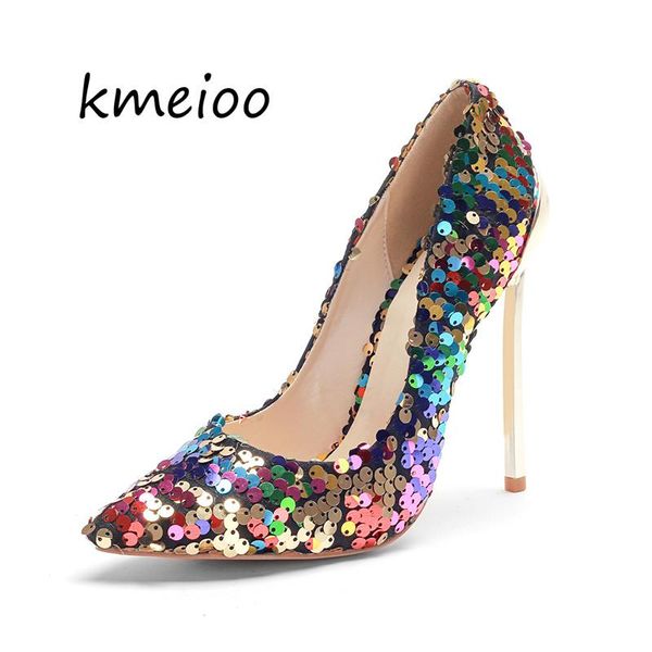 dress shoes kmeioo fashion women pumps classic sequined shallow high heels pointed 12cm wedding party, Black
dress shoes kmeioo fashion women pumps classic sequined shallow high heels pointed 12cm wedding party, Black