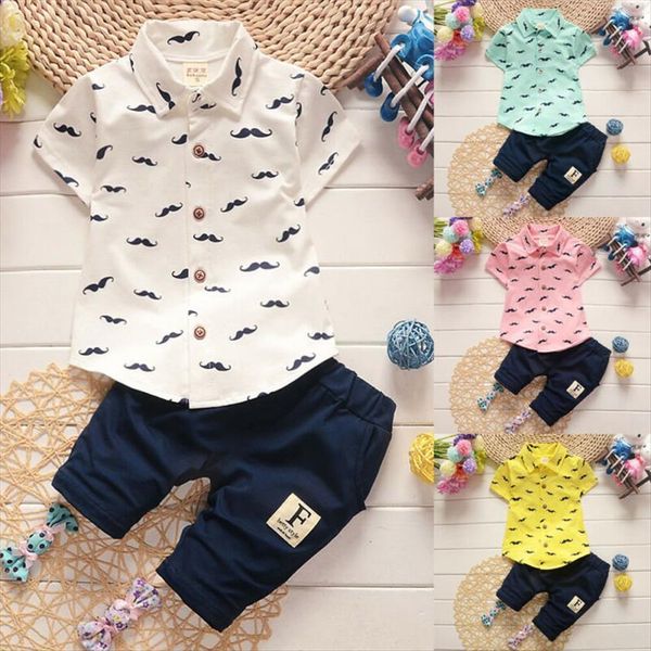 2pcs fashion toddler kids baby boy formal childred outfits sets turn down collar t shirt shorts pants set, White
2pcs fashion toddler kids baby boy formal childred outfits sets turn down collar t shirt shorts pants set, White