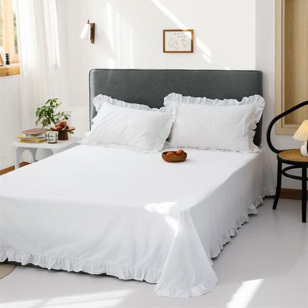 cilected solid white flat sheet thickened 100% cotton bedding sheets lotus leaf bed for adults children students & sets
cilected solid white flat sheet thickened 100% cotton bedding sheets lotus leaf bed for adults children students & sets