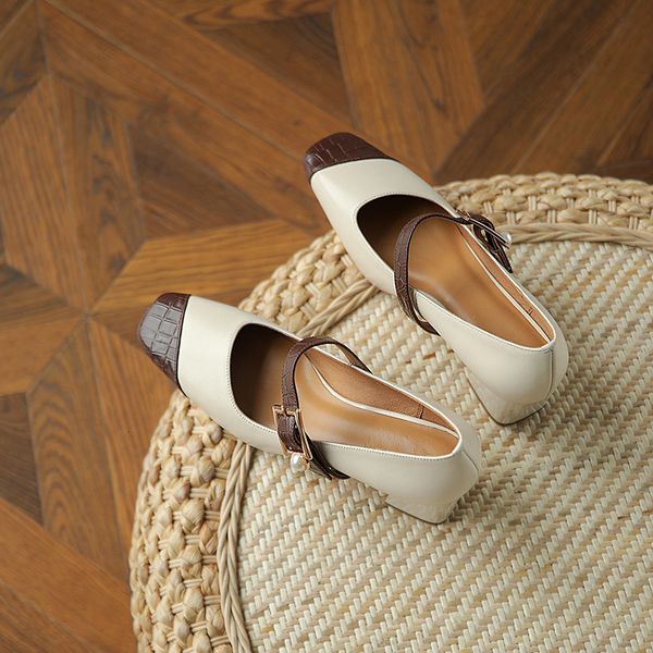 sandals genuine leather mary janes shoes fashionable spring retro pearl buckle hand pumps square foot thick heel size 34-39 craftsmanship 1z, Black
sandals genuine leather mary janes shoes fashionable spring retro pearl buckle hand pumps square foot thick heel size 34-39 craftsmanship 1z, Black
