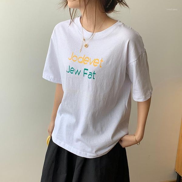 hzirip printed brief o-neck loose basic 2021 all match cotton short sleeves chic letters casual t-shirt women's, White
hzirip printed brief o-neck loose basic 2021 all match cotton short sleeves chic letters casual t-shirt women's, White