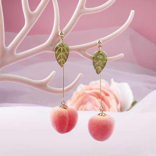 s925 silver peach earrings small fresh fruit girlfriends the same sweet and lovely, Golden
s925 silver peach earrings small fresh fruit girlfriends the same sweet and lovely, Golden
