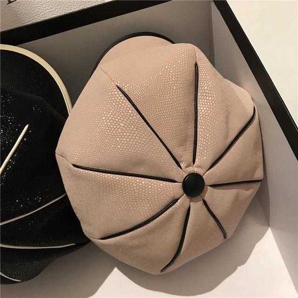 luxury black pu leather octagonal hat british retro navy hat japanese korean version of tide ladies outdoor fashion painter hat, Blue;gray
luxury black pu leather octagonal hat british retro navy hat japanese korean version of tide ladies outdoor fashion painter hat, Blue;gray