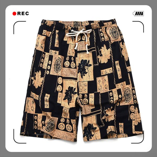 2021 soccer shorts summer style cotton and linen printed big pants beach men's loose hamsik aaa222, Black;red
2021 soccer shorts summer style cotton and linen printed big pants beach men's loose hamsik aaa222, Black;red