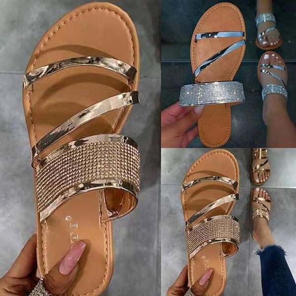 slippers women crystal summer plus size outdoor slides fashion flats shoes pu laides beach, Black
slippers women crystal summer plus size outdoor slides fashion flats shoes pu laides beach, Black