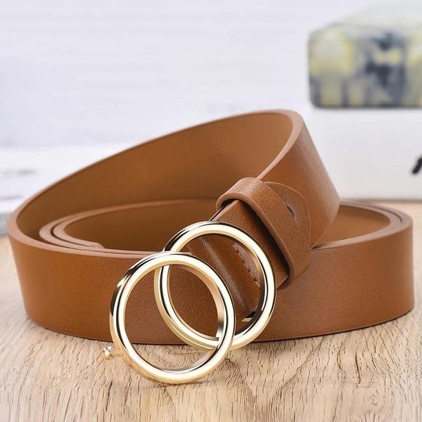 designer's leatherbelt fashion alloy double ring circle buckle girl jeans dress wild belts, Black;brown
designer's leatherbelt fashion alloy double ring circle buckle girl jeans dress wild belts, Black;brown