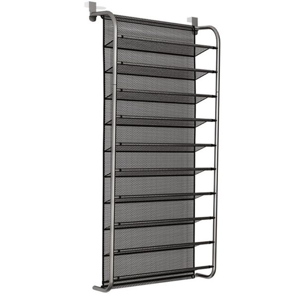 clothing & wardrobe storage 36 pair over door hanging shoe rack 10 tier shoes organizer wall mounted shelf for home dormitory shoes-30
clothing & wardrobe storage 36 pair over door hanging shoe rack 10 tier shoes organizer wall mounted shelf for home dormitory shoes-30