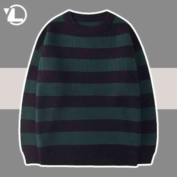striped knitted sweater men women vintage tate langdon loose sweaters harajuku green warm autumn jumper pullover casual, Black
striped knitted sweater men women vintage tate langdon loose sweaters harajuku green warm autumn jumper pullover casual, Black