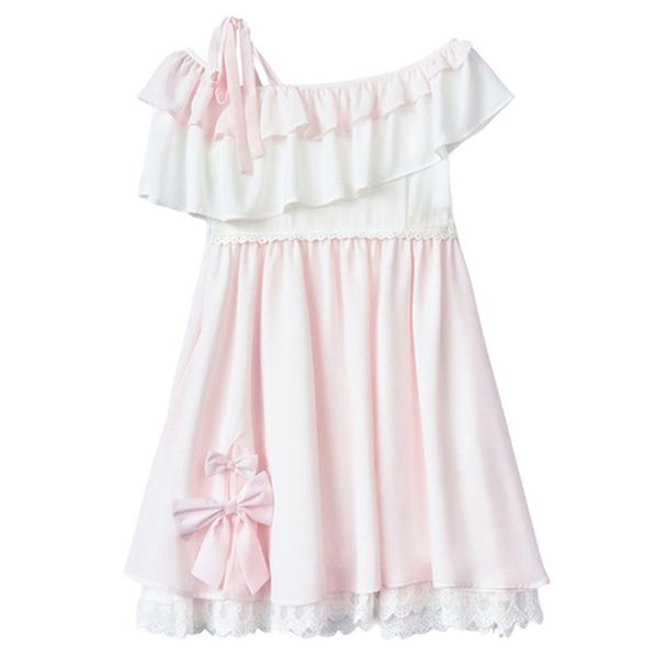 casual dresses ruffles patchwork bow sweet style 2021 summer sleeveless asymmetrical collar ladies korean kawai dress, Black;gray
casual dresses ruffles patchwork bow sweet style 2021 summer sleeveless asymmetrical collar ladies korean kawai dress, Black;gray