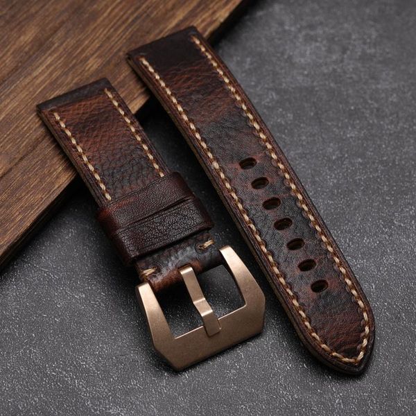 watch bands brown-red first layer leather men's strap cusn8 retro buckle, 20 22 24 26mm suitable for pam111copper, Black;brown
watch bands brown-red first layer leather men's strap cusn8 retro buckle, 20 22 24 26mm suitable for pam111copper, Black;brown