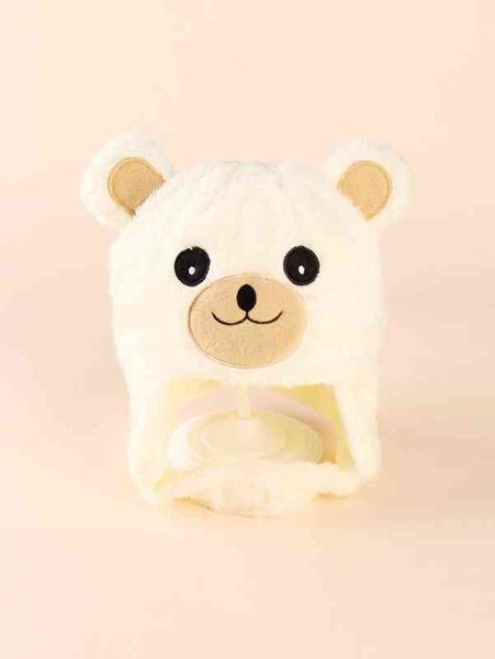 baby cartoon animal embroidery hat she02, Yellow