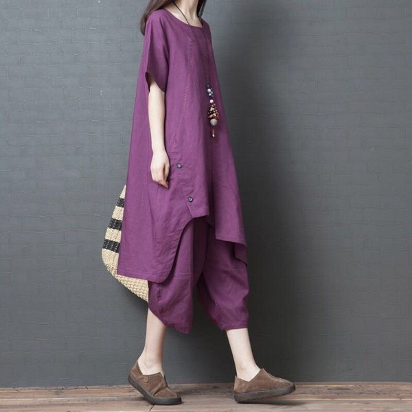 chinese style summer clothes for women 2021 asymmetric shirt and pants cotton linen vintage 2 piece sets womens outfits 11064, Red
chinese style summer clothes for women 2021 asymmetric shirt and pants cotton linen vintage 2 piece sets womens outfits 11064, Red