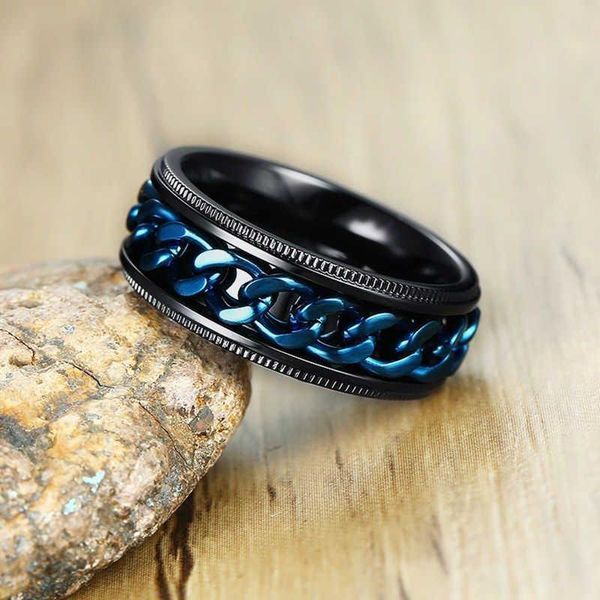 cluster rings classic men's women ring 8mm blue rotating chain size 7-13 valentine's day gift, Golden;silver
cluster rings classic men's women ring 8mm blue rotating chain size 7-13 valentine's day gift, Golden;silver