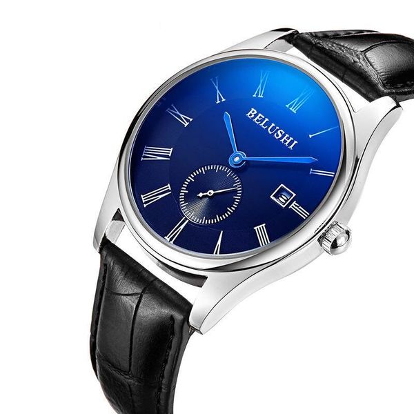 wristwatches belushi waterproof calendar casual fashion men's watch blue leather quartz, Slivery;brown
wristwatches belushi waterproof calendar casual fashion men's watch blue leather quartz, Slivery;brown