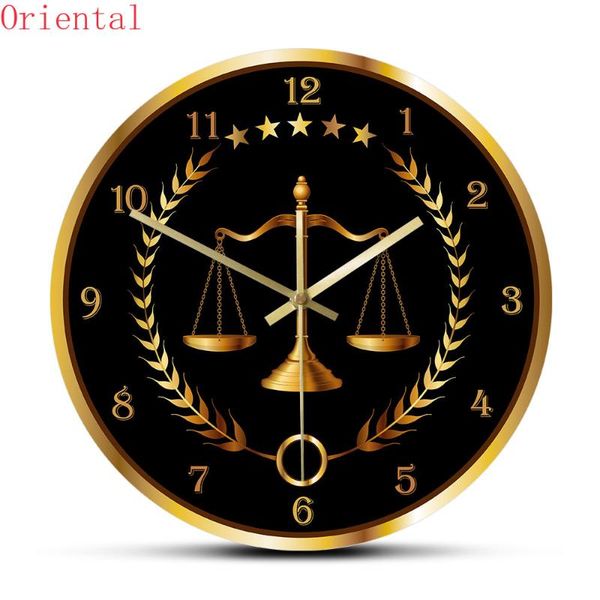 scale of justice modern wall clock non ticking timepiece lawyer office decor law firm art judge hanging watch clocks
scale of justice modern wall clock non ticking timepiece lawyer office decor law firm art judge hanging watch clocks