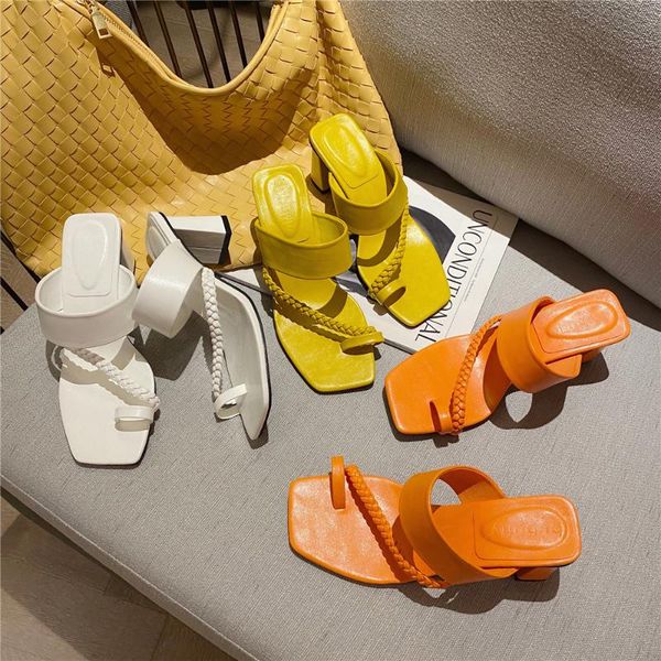 women slides block low high heels mules fetish summer slip on toe sandals luxury weave slippers prom sandles party shoes, Black
women slides block low high heels mules fetish summer slip on toe sandals luxury weave slippers prom sandles party shoes, Black