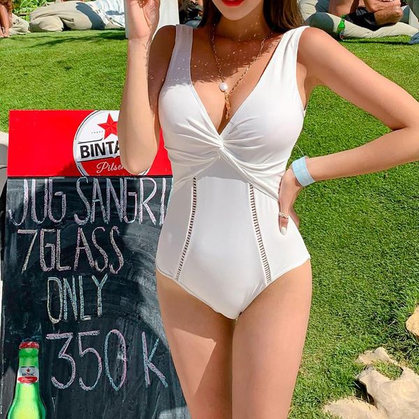 korean swimwear one piece women solid swimsuit padded bathing suit monokini beachwear summer one-piece suits
korean swimwear one piece women solid swimsuit padded bathing suit monokini beachwear summer one-piece suits