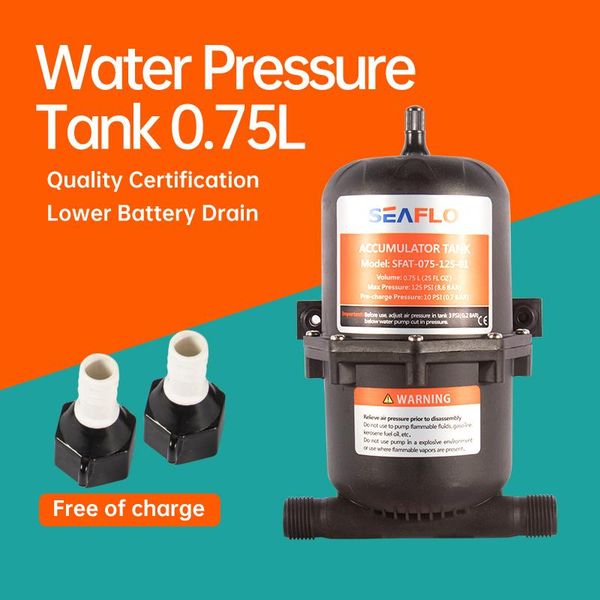 parts seaflo rv marine pressure pressurized accumulator tank 0.75 liter stabilization can boat equipment accessories sfat-075-125-01
parts seaflo rv marine pressure pressurized accumulator tank 0.75 liter stabilization can boat equipment accessories sfat-075-125-01