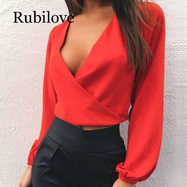 rubilove full sleeve v neck backless bow short chiffon blouse women club party shirts womens and blouses women's, White
rubilove full sleeve v neck backless bow short chiffon blouse women club party shirts womens and blouses women's, White