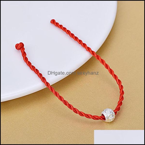 anklets jewelry 925 sterling sier accessories heart and double lucky bead bracelet simple fashion red rope anklet drop delivery 2021 mkdgs, Red;blue
anklets jewelry 925 sterling sier accessories heart and double lucky bead bracelet simple fashion red rope anklet drop delivery 2021 mkdgs, Red;blue