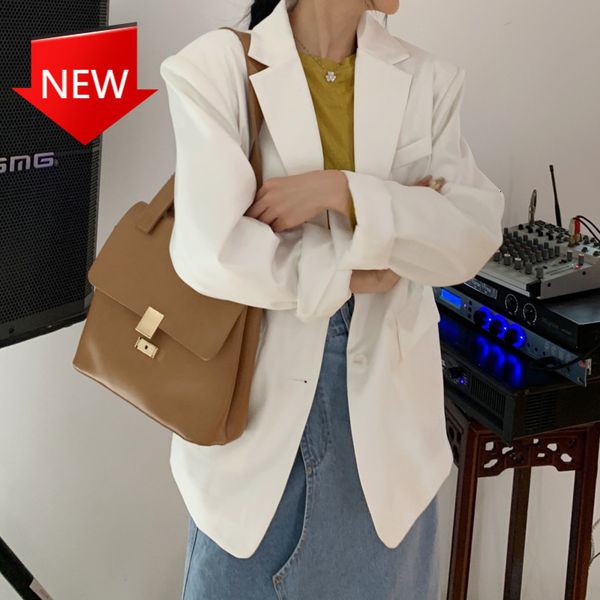 suits female blazer temper tide 2021 spring summer color single-button lapel, White;black
suits female blazer temper tide 2021 spring summer color single-button lapel, White;black