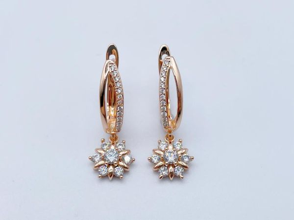 dangle & chandelier long 585 rose gold flower drop earrings natural zircon women elegant fashion jewelry, Silver
dangle & chandelier long 585 rose gold flower drop earrings natural zircon women elegant fashion jewelry, Silver