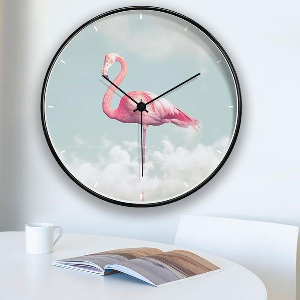wall clocks flamingo pattern round metal frame clock nordic modern silent living room for bedroom office home non-ticking
wall clocks flamingo pattern round metal frame clock nordic modern silent living room for bedroom office home non-ticking
