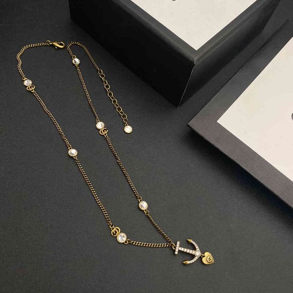 design jewelry ancient made old mahogany boat anchor peach heart inlaid zircon letter neck ornament simple clavicle chain fashion personalit, Silver
design jewelry ancient made old mahogany boat anchor peach heart inlaid zircon letter neck ornament simple clavicle chain fashion personalit, Silver