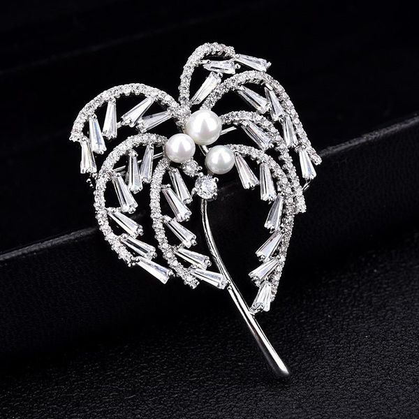 pins, brooches okily delicate zircon coconut tree brooch female dress clothes accessories fashion plant with pearl pin, Gray
pins, brooches okily delicate zircon coconut tree brooch female dress clothes accessories fashion plant with pearl pin, Gray