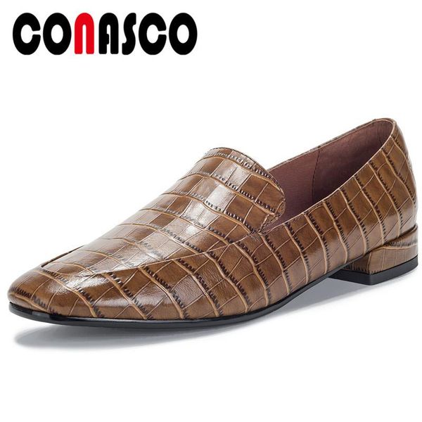 dress shoes conasco fashion concsie brand design woman pumps genuine leather spring autumn casual shallow round toe low heels, Black
dress shoes conasco fashion concsie brand design woman pumps genuine leather spring autumn casual shallow round toe low heels, Black