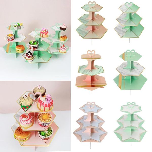 other bakeware 3-tier cupcake stand paper hexagon cake display tray marble pattern dessert holder for wedding birthday party table supplies
other bakeware 3-tier cupcake stand paper hexagon cake display tray marble pattern dessert holder for wedding birthday party table supplies